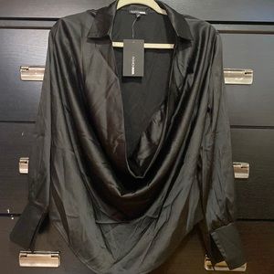 Fashion Nova touch by touch satin top